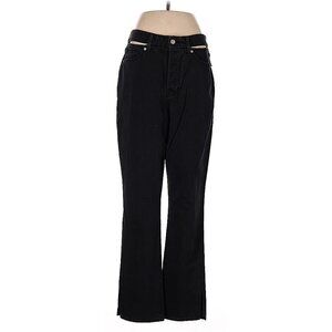 NWT Good American Good Boy Jeans Straight Leg Curvy Fit Waistband Slit Sz 8 29